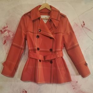 Coach orange Square jacket